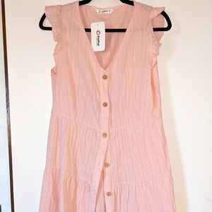 Pink maternity summer dress 💕